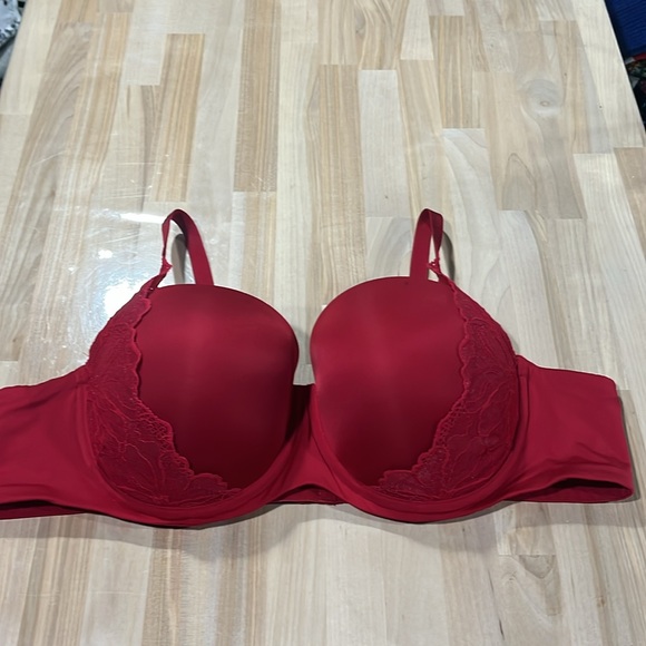 Torrid Curve bra red padded push-up women’s 44B adjustable straps - Picture 13 of 15